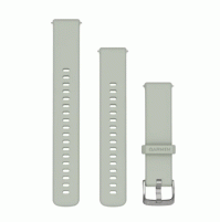 Quick Release Bands (18 mm) - Sage grey, silver hardware - 010-13256-01 - Garmin